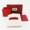 Valentino Garavani Rock Studs Shoulder Bag MW0BCA23NAP Mini Shoulder Wallet Shoulder Red Leather Women Used