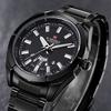 Naviforce Business Casual Fashion Waterproof Full Steel Quartz Watches for Men