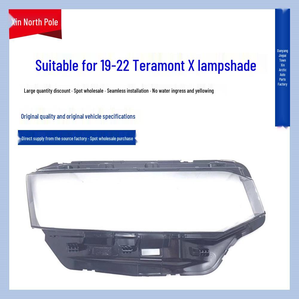 Volkswagen Teramont X 2019-2022 Headlight Cover: Transparent Lampshade/Front Light Shell Mask
