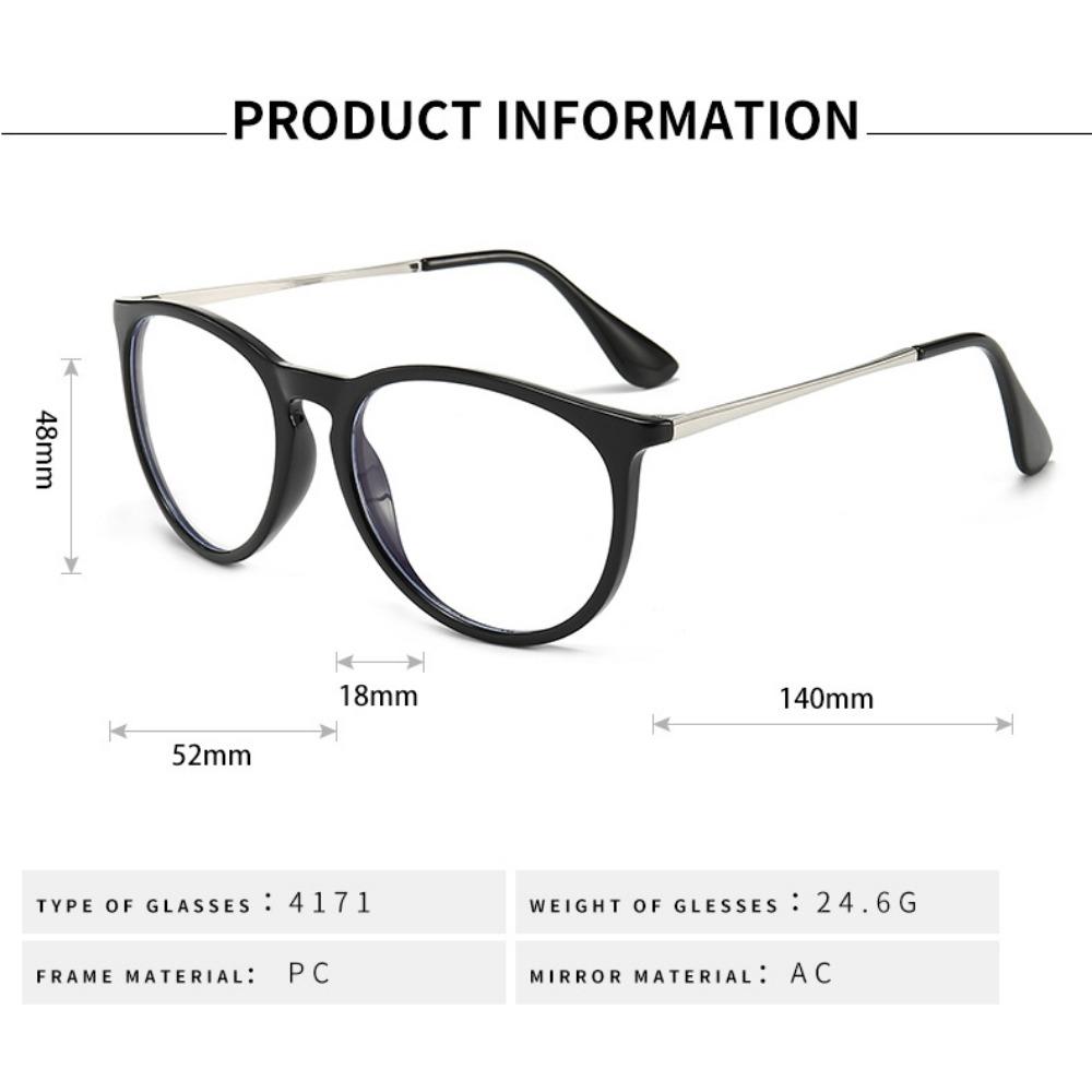 aoron Rame de Ochelari la Modă Ochelari Anti-Lumină Albastră Pot Fi Echipate cu Ochelari Plați pentru Miopie Ochelari de Protecție pentru Bărbați și Femei