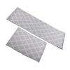 2Pcs Kitchen Mat Dustproof Floor Mat Rug Home Decoration for Office Hotel