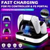 For PS5 Controller Dual Charging Base RGB Fast Charging Station for PS5 Dual Wireless Gamepad Handle Charger Stand
