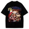 T-shirt Grafica Stile Vintage Manny Pacquiao Pacman Goat Boxe