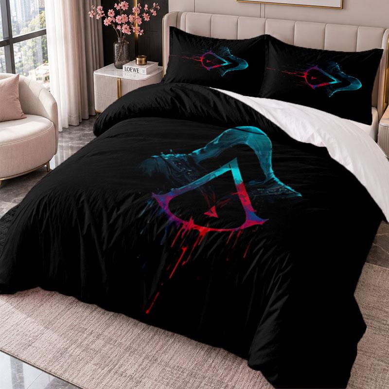 Assassins Creed 3Pcs Bedding Set Duvet Cover With Two Pillowcases For Bedroom Home Decoration