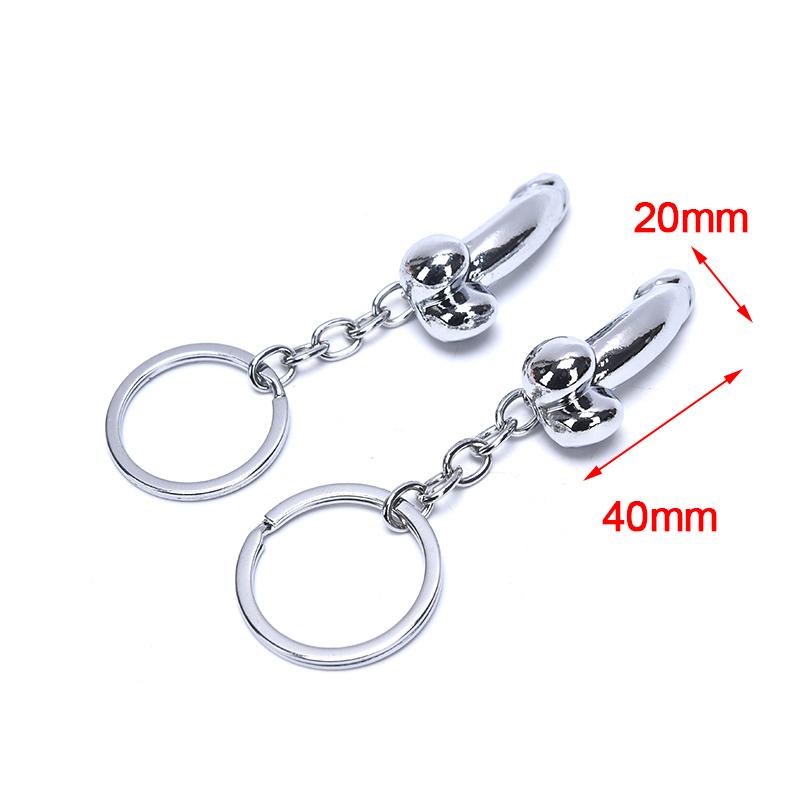 New Male Reproductive Organ Personality Keychain Fashion Couple Keying Gift