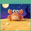 Peluche Douce Crabe Bébé en Tissu Court Pelucheux Pour Chambre d'Enfant et Jeu