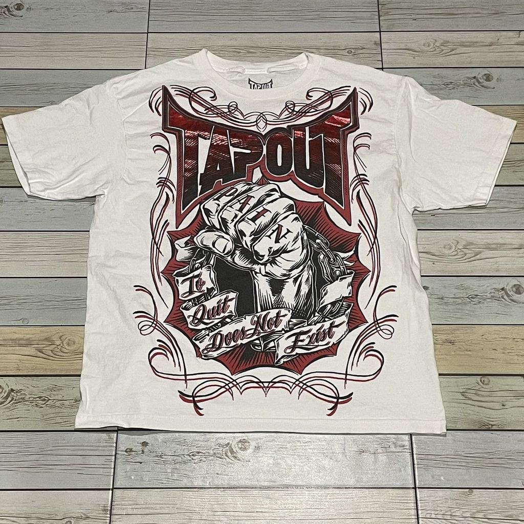 New Harajuku T-shirt Vintage Y2KAffliction Men's White T-shirt White Top