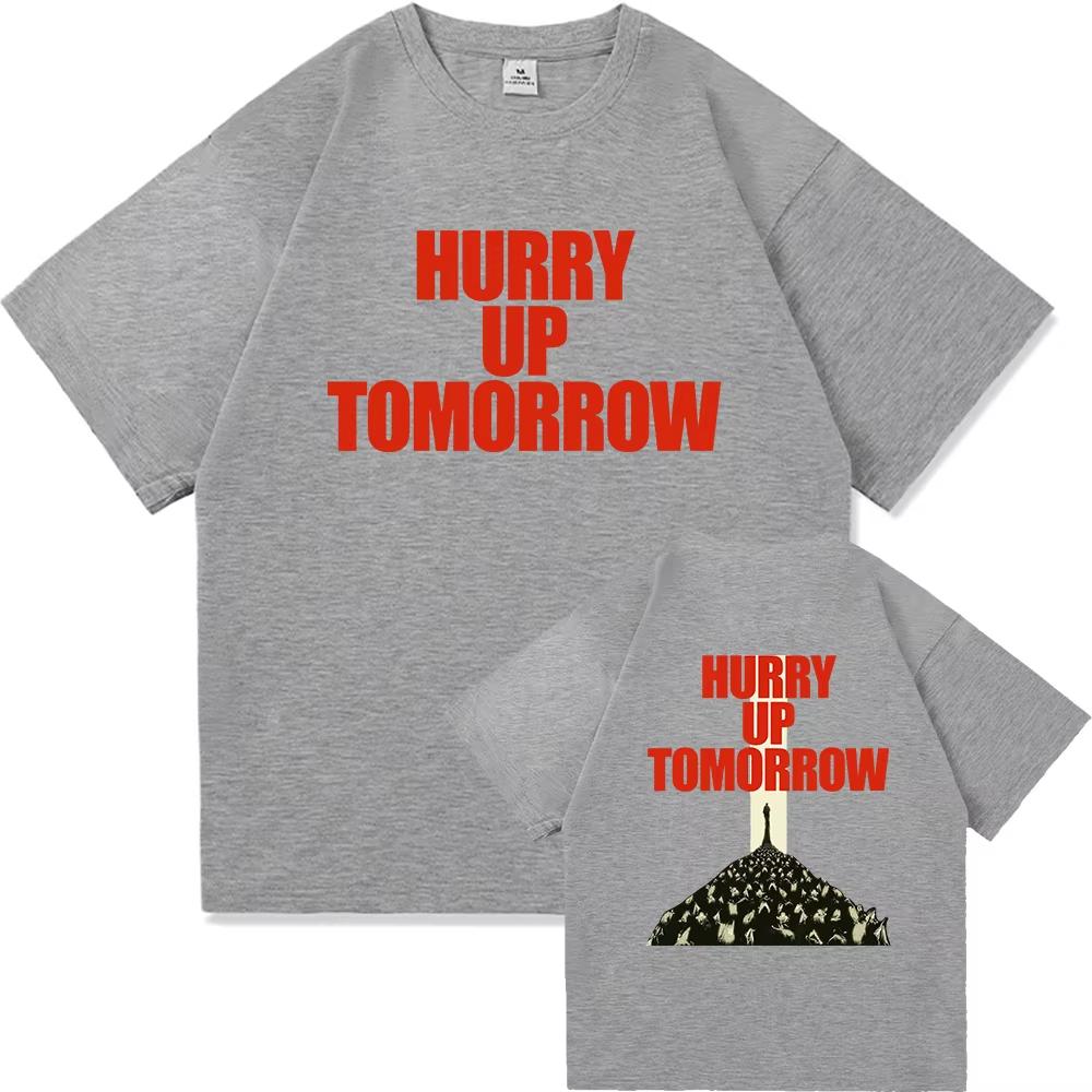 The Weeknd Hurry Up Tomorrow T Shirt 2025 Album Men Women Clothing Harajuku High Quality Cotton Tops Fans Gifts Graphic Tshirts
