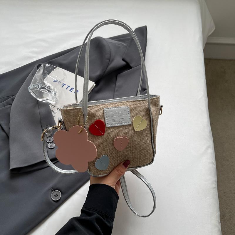 

Простая сумка-ведро в стиле ретро для женщин, новая мода и красивый нишевый дизайн, сумка через плечо на одно плечо