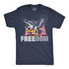 Mens Funny T Shirts Freedom Eagle Sarcastic Fourth Of July Graphic Novelty Bald