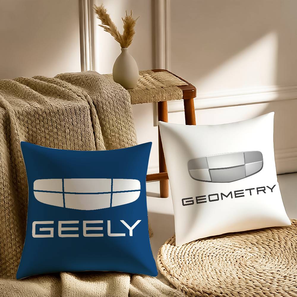 GEELY Pillow Case Sofa and Living Room Decorative Cushion Covers Dust-proof and Mite-proof Invisible Zipper