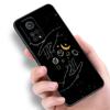 Wiedźma i Kot Etui na Telefon na Zamówienie Dla Xiaomi Mi A2 8 9 SE Note 10 10T 11 12 Lite 9T 11T 12S 12T Pro A3 6X 12X Miękkie TPU Czarne Etui