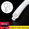 UPVC Door Frame Window Sealing Strip: O-shaped Soundproof Silicone Rubber for Indoor/Outdoor Use
