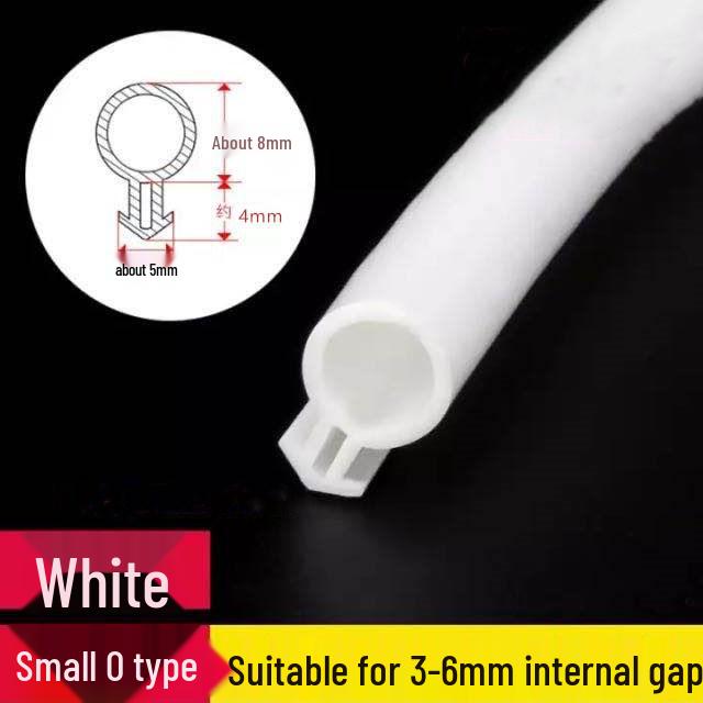 Těsnící lišta na okno a dveřní rám z UPVC: Silikonová guma ve tvaru O, zvukotěsná, pro vnitřní/venkovní použití