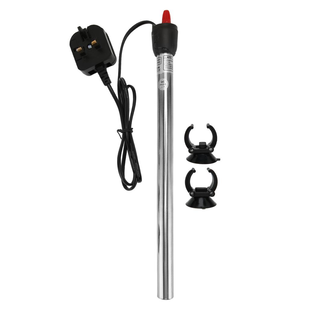 Aquarium Heater Stainless Steel Adjustable Automatic Thermostatic Heating Rod for Saltwater