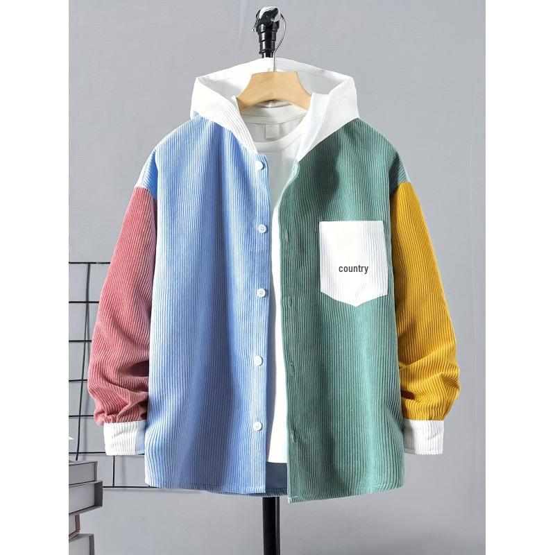 

P 75959 Corduroy Color-Block Jacket 8Y
