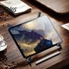 Suporte Robusto para Laptop Magnético Dobrável para Mesa, Suporte Portátil de Liga de Alumínio para Celular e Notebook, Celular de Mesa com Altura Ajustável,