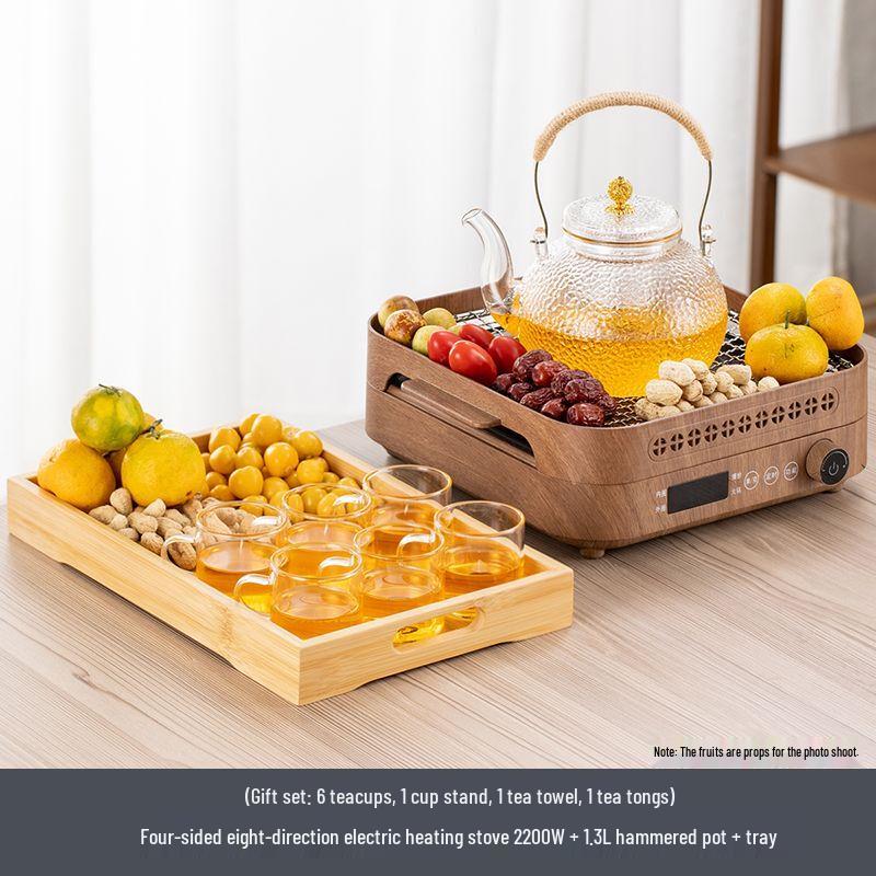 Anmu Electric Hearth Tea Stove & Kettle Set Standard