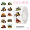 500Pcs/Roll Farm Tractors Kids Rewards Stickers - DIY Scrapbooks Album Decor Sealing Label Decals