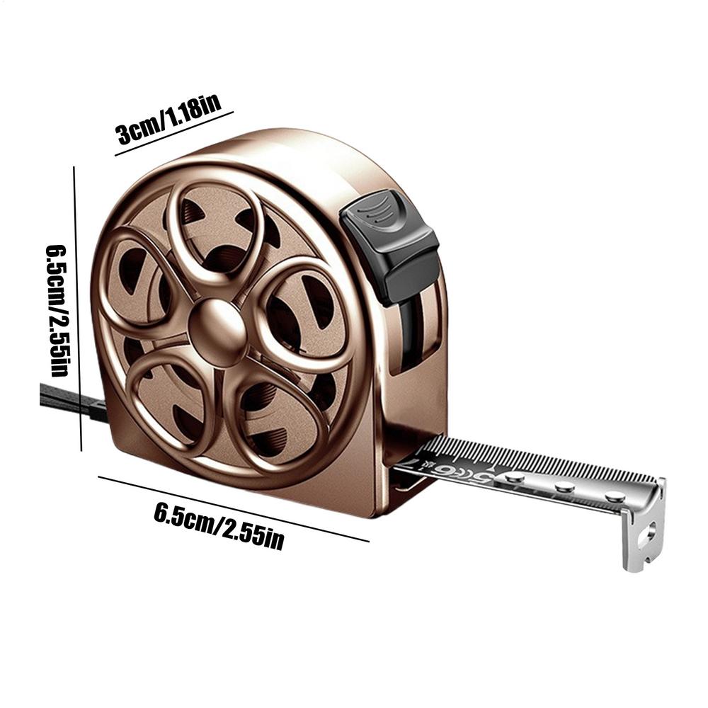 

Stainless Steel Measuring Tape Instant Lock Waterproof Steel Measure Tape Anti-Fall Household Ruler Handy Measurement Tool For фіолетовий