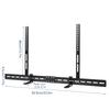 Adjustable TV Soundbar Bracket Made Of Steel for VESA 800x400mm TVs Easy Installation Mounting Bracket Heavy Duty