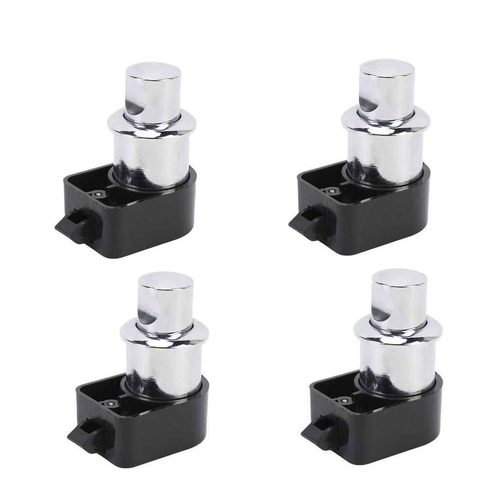 Zámek skříňky s tlačítkem Kovové zámky Push to Open pro tloušťku dveří 0,71 0,94 palce Jachty Lodě Obytný vůz Chromovaný