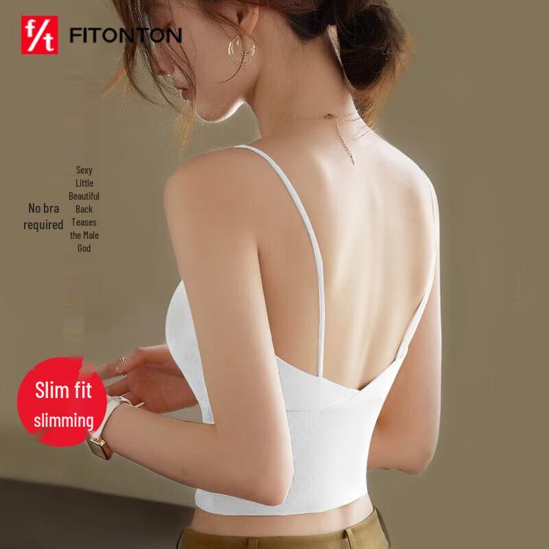 FitonTon Women s Padded Sports Camisole Bralette M