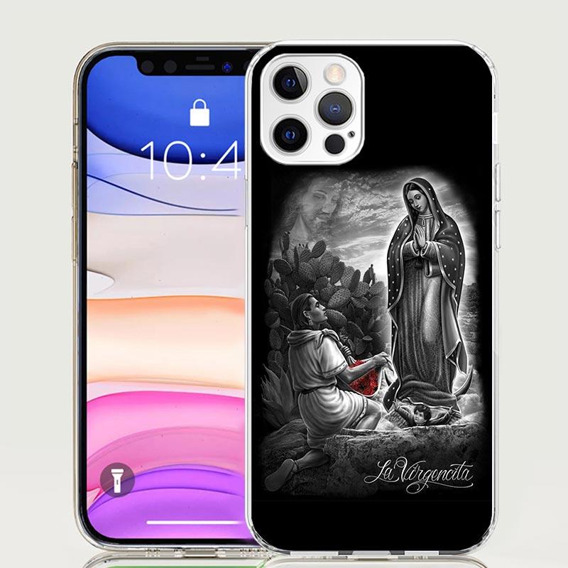 Jungfrau von Guadalupe Jungfrau Maria Handyhülle für Apple iPhone 17 Air 16 15 Plus 14 + 13 Mini 12 11 Pro Max 7 8 SE 16Max Weiche Hülle