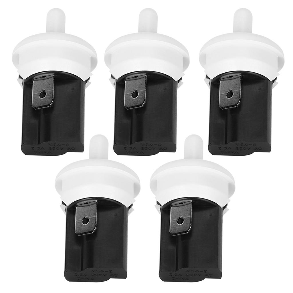 5Pcs Refrigerator Door Light Switch Momentary Open Normal Closed PBS‑35 3A 250V AC