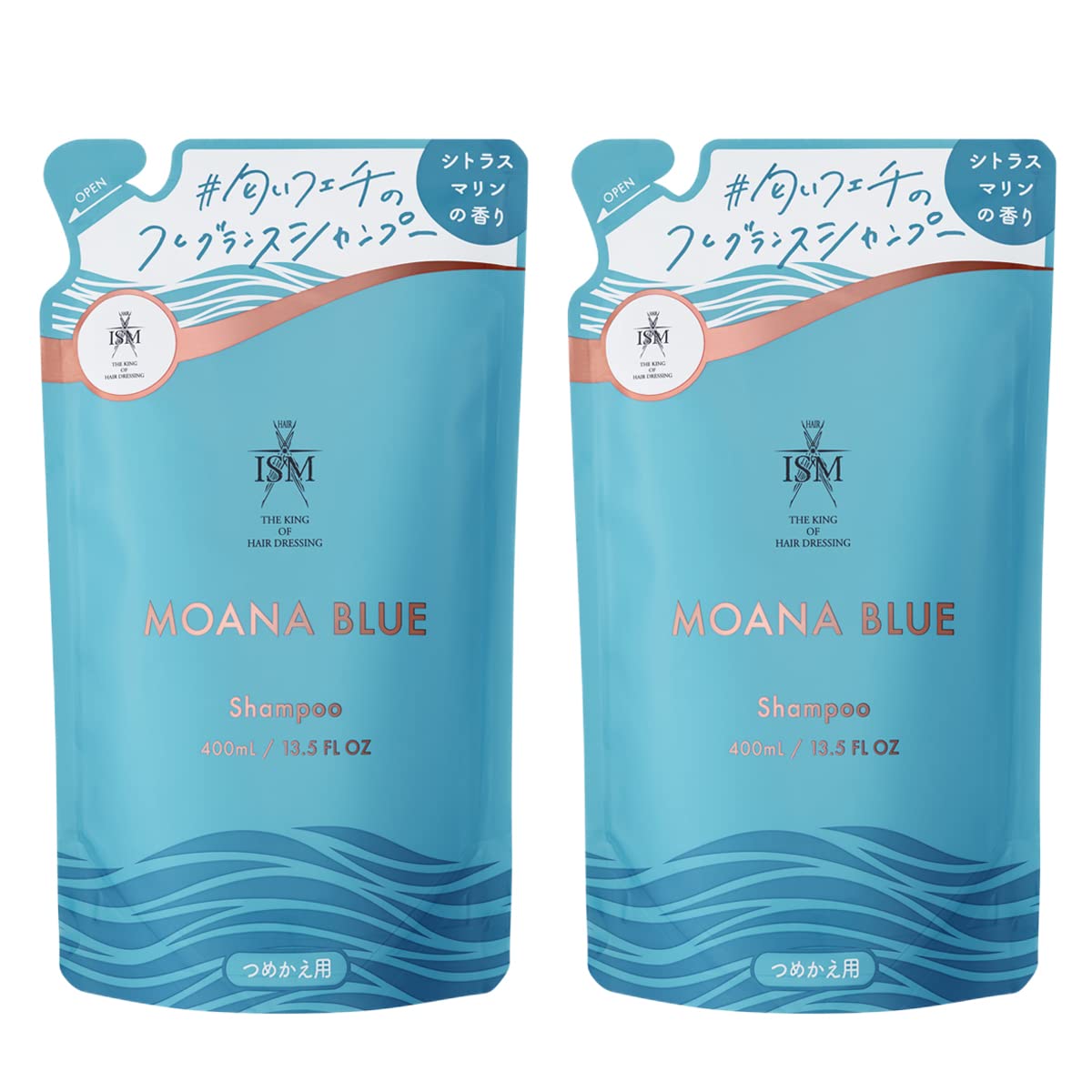 

ISM Shampoo Moana Blue Refill 400ml (Set of 2)
