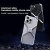 New Metal Frameless Phone Case for IPhone15 14 13 Pro Max Shockproof Armor Cover
