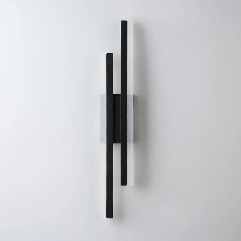 Nordic Modern Minimalist Sconces Light Fixture Indoor Living Room Bedroom Hotel Wall Lights Tricolor