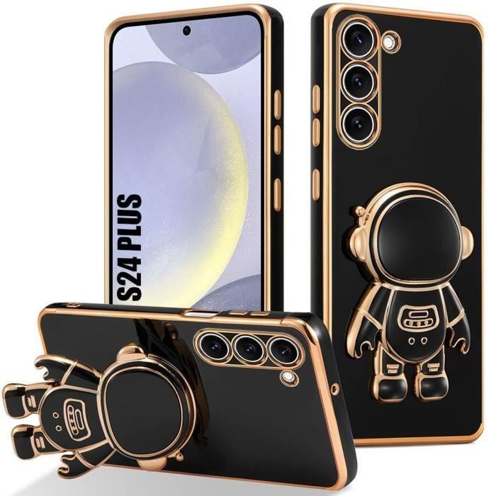 Case for Samsung Galaxy S24 Plus - Flexible TPU - Adjustable Stand - Astronaut Pattern