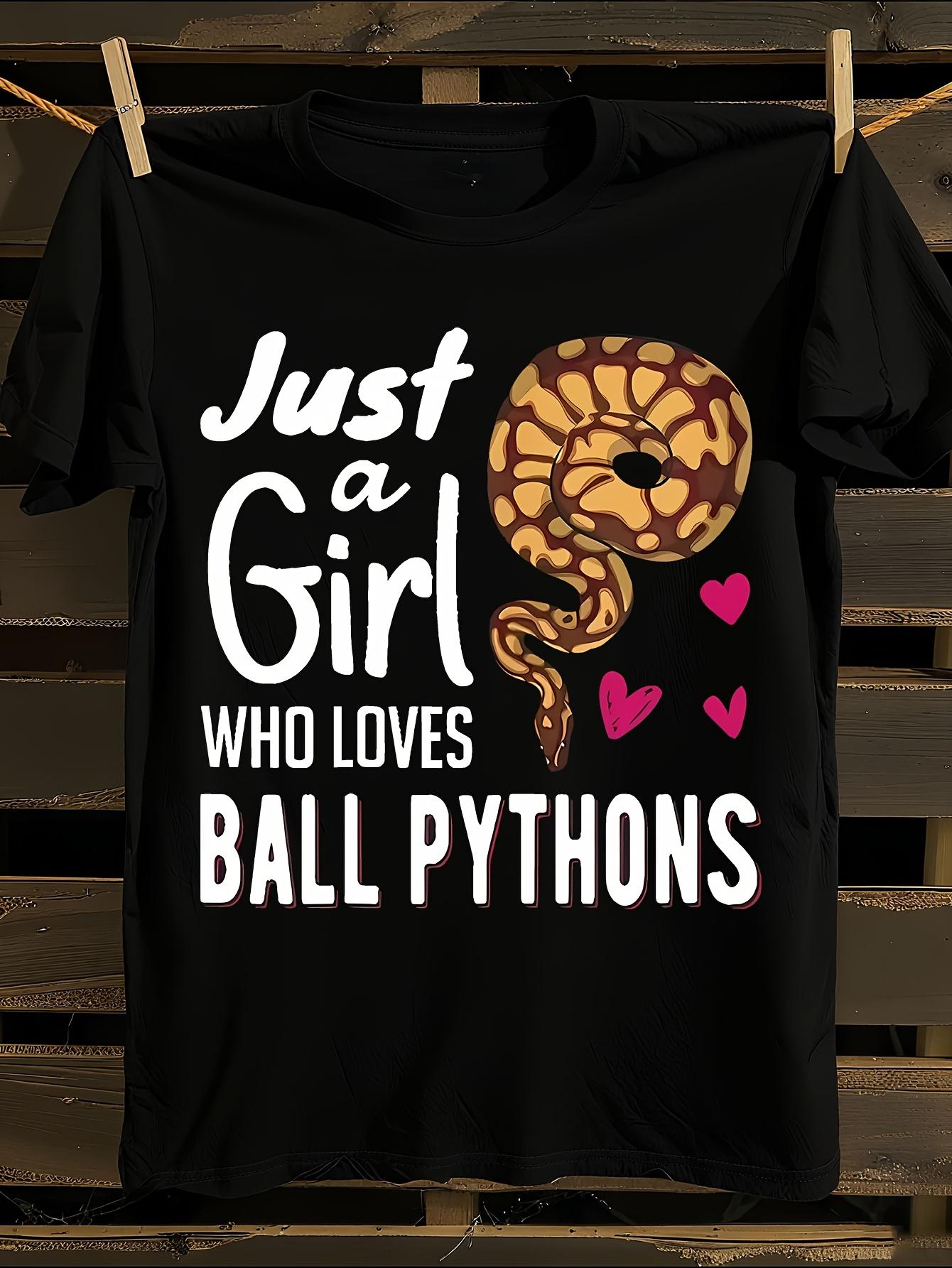 WoJust A Who Loves Ball Pythons Tshirt XXXL
