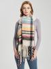 New Imitation Cashmere Women Scarf Winter Plaid Scarve Thick Wrap Shawl Pashmina Tassel Lady Mujer Foulard Bufanda Echarpe Hiver