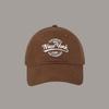 Baseball cap embroidered letters show the face small cap spring and summer sun protection sunshade retro curved brim hat tide