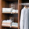 Portable Clothes Organizer Space Saving Storage Closet Shelf Dividers Garment Wardrobe Partition Shelves Separator Shelving Pack