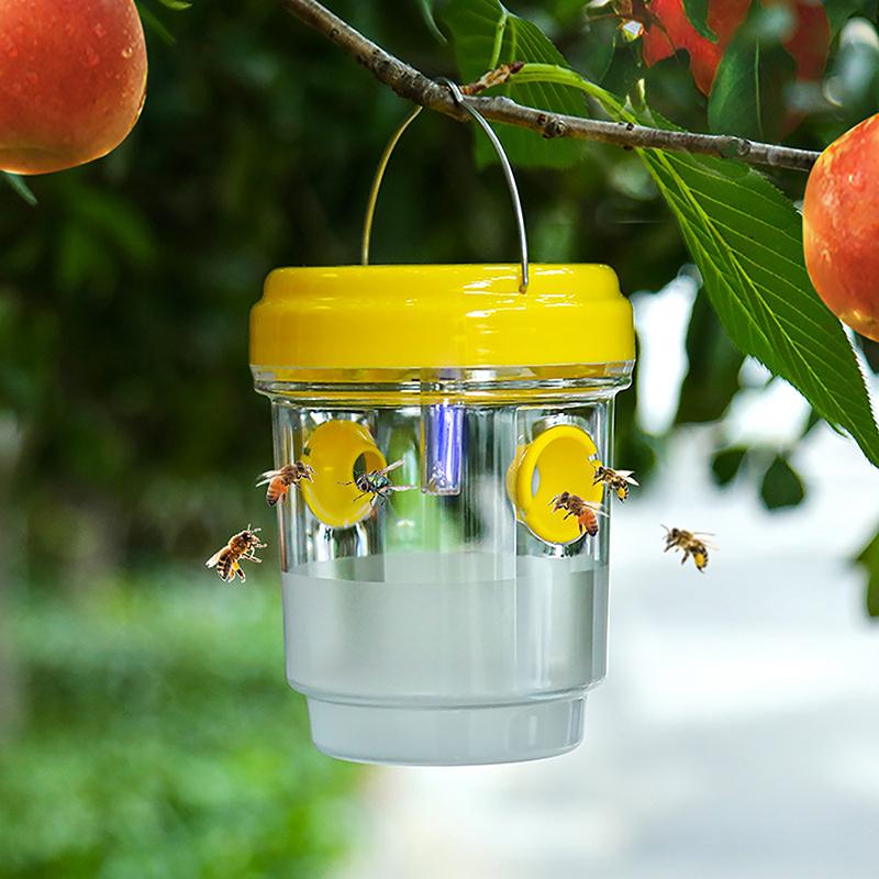 Solar-Powered Insect Trap – Mosquito & Fruit Fly Catcher for Orchard, Garden, and Bee Protection