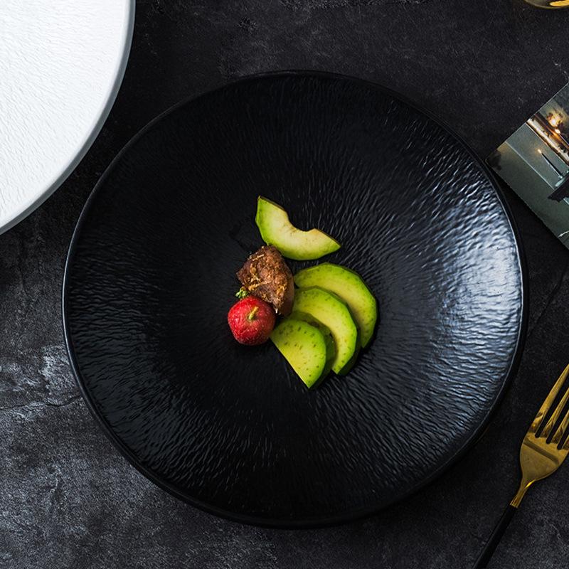 High-End Restaurant Western Plate, Ceramic Deep Dish, Home Pasta Plate, Simple Salad Plate, Hotel Soup Plate, Tableware