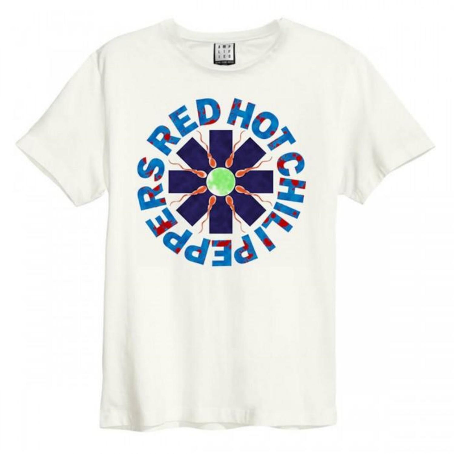 Amplified Unisex Adult The Big Race Red Hot Chilli Peppers T-Shirt S