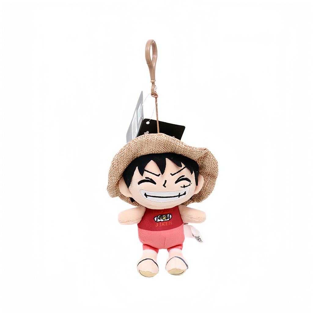 New One Piece Plush Pendant 12Cm Anime Luffy Toy Tony Chopper Laboon Sabo Keychain Soft Stuffed Backpack Ornaments Toy