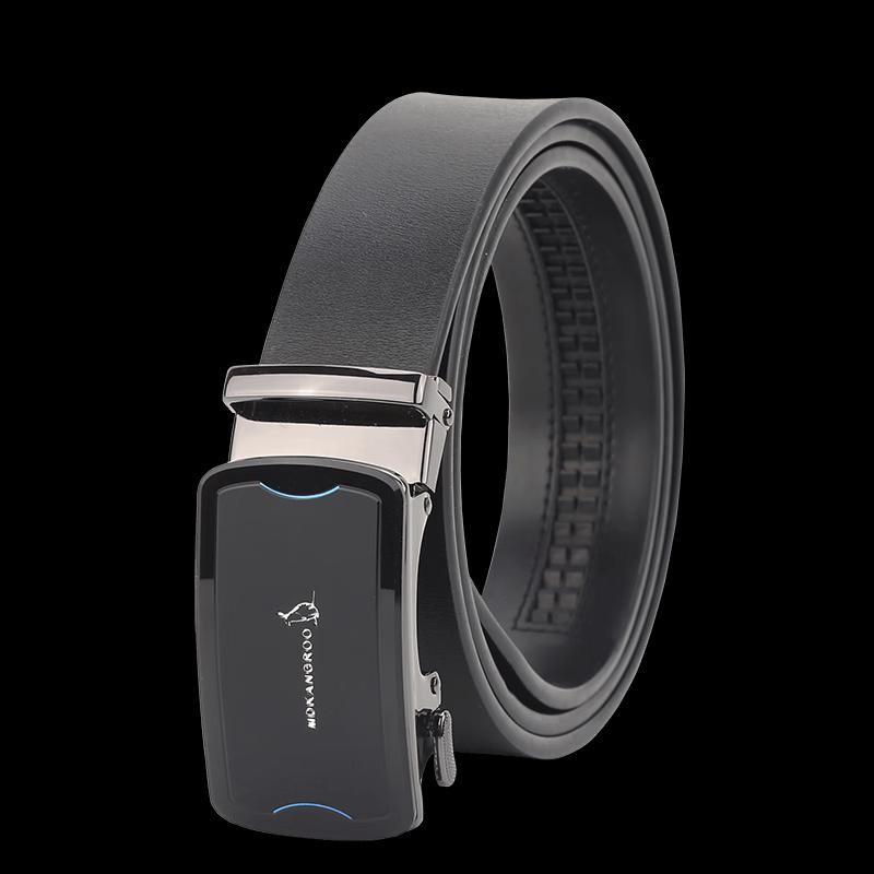 Meidu Kangaroo Men s Business Automatic Buckle Leather Belt