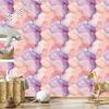 Ink Coral, Powder Pink and Purple Wallpaper for Living Room and Bedroom 50x1000