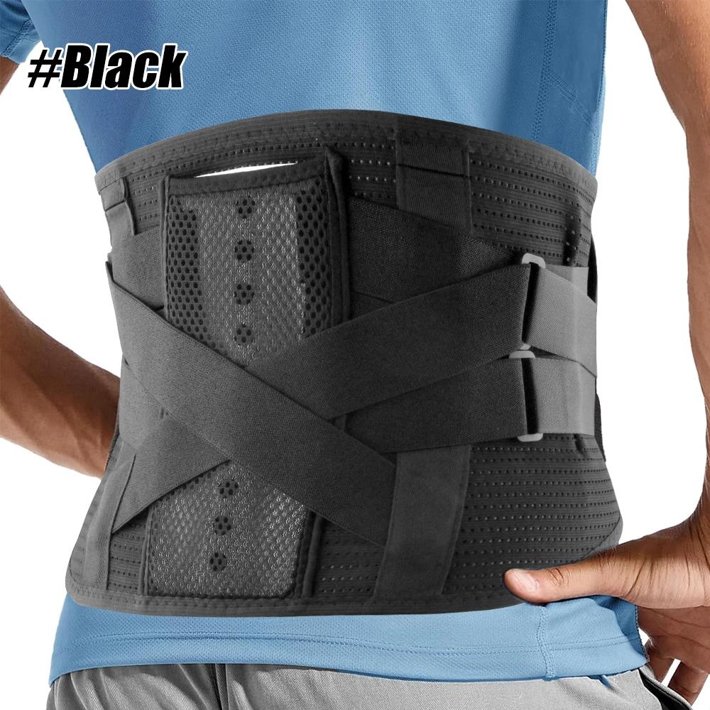 New Lumbar Support Belt Disc Herniation Orthopedic Strain Pain Relief Corset For Back Posture Spine Decompression Brace, Unisex