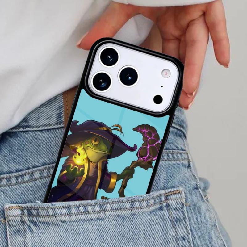 Witch Frog Phone Case for iPhone 17ProMax 12 13 14 15 16e 17 Pro Max Plus Air Cover