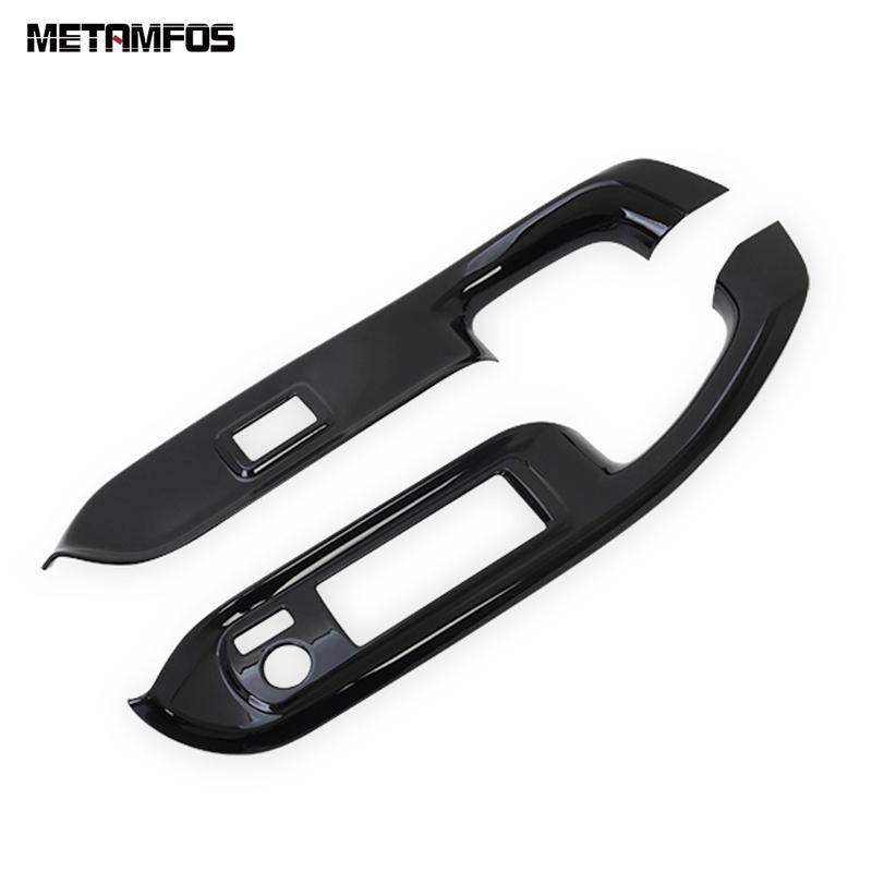 Window Lift Switch Cover Trim For Toyota Voxy Noah R80 2014-   Matte Interior Armrest Frame Accessories Car Styling