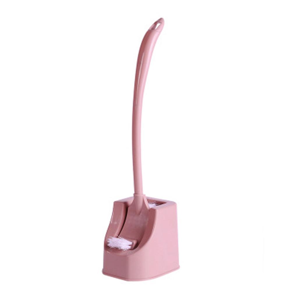 Home Office Bathroom Toilet Brush Set Strong Bristles Good Grips Compact Long Brush Heavy Base