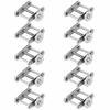 10 pcs Threaded Structure Latex Tube Clamp Manual Use Lab Tubing Clamp  Tube Sealing
