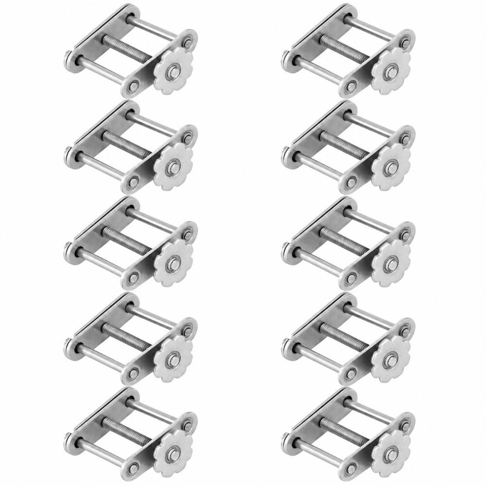 10 pcs Threaded Structure Latex Tube Clamp Manual Use Lab Tubing Clamp  Tube Sealing