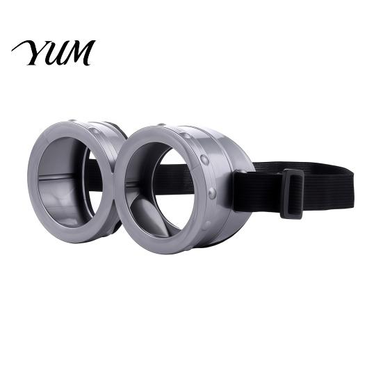 Black Breathable Gloves Knit Hat Costume Set, Retro Round Glasses Suspenders Gloves, Halloween Party Adult Theme Costumes Cosplay Accessories Kit for